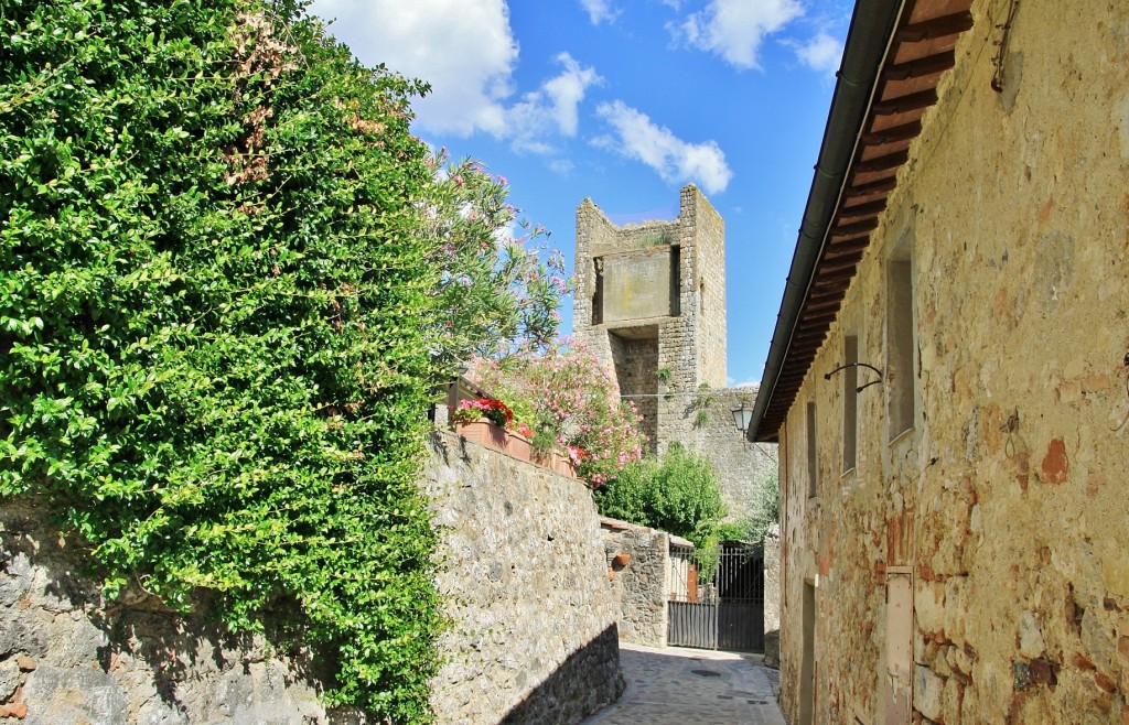 Foto: Recinto amurallado - Monteriggioni (Tuscany), Italia