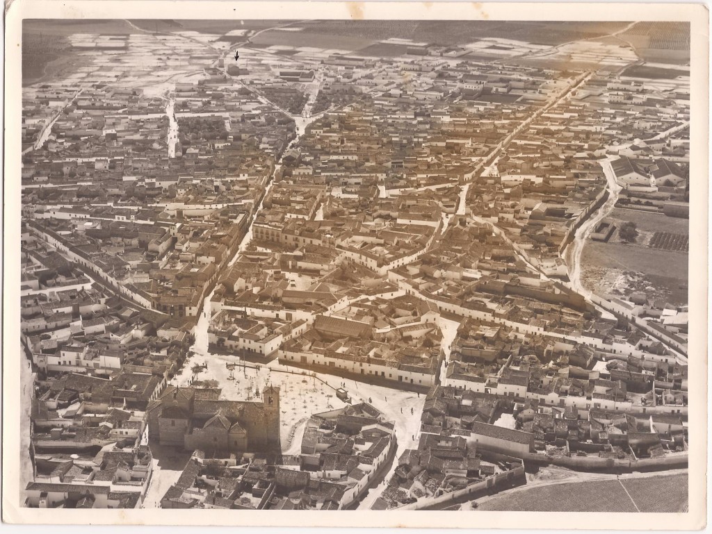 Foto: Foto aérea de Miguel Esteban 1957 - Miguel Esteban (Toledo), España