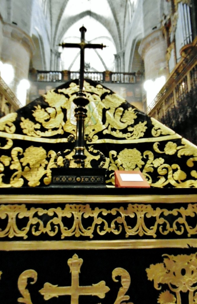 Foto: Manto funebre de la Princesa de Eboli en la catedral - Sigüenza (Guadalajara), España