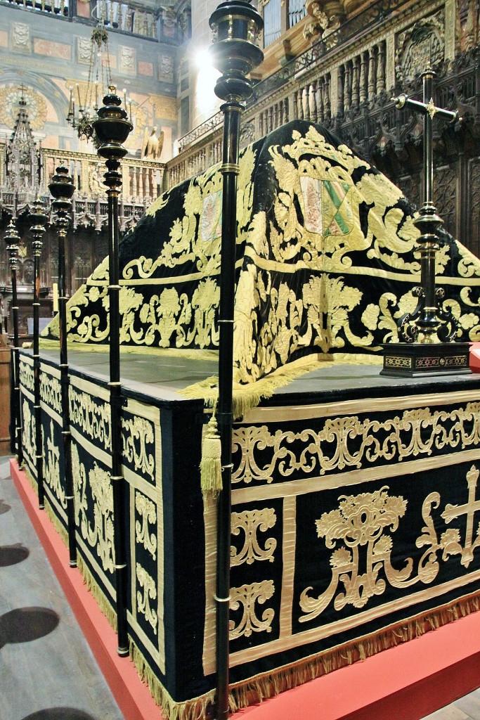 Foto: Manto funebre de la princesa de Eboli en la catedral - Sigüenza (Guadalajara), España