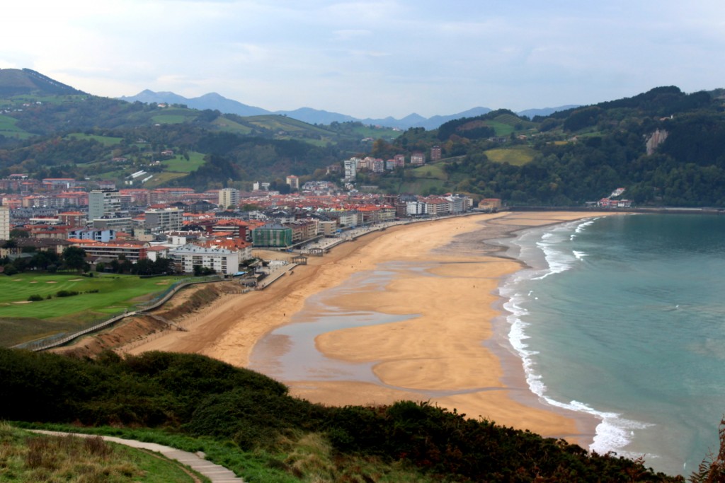 Foto: playa de viento - Zarauts (Gipuzkoa), España