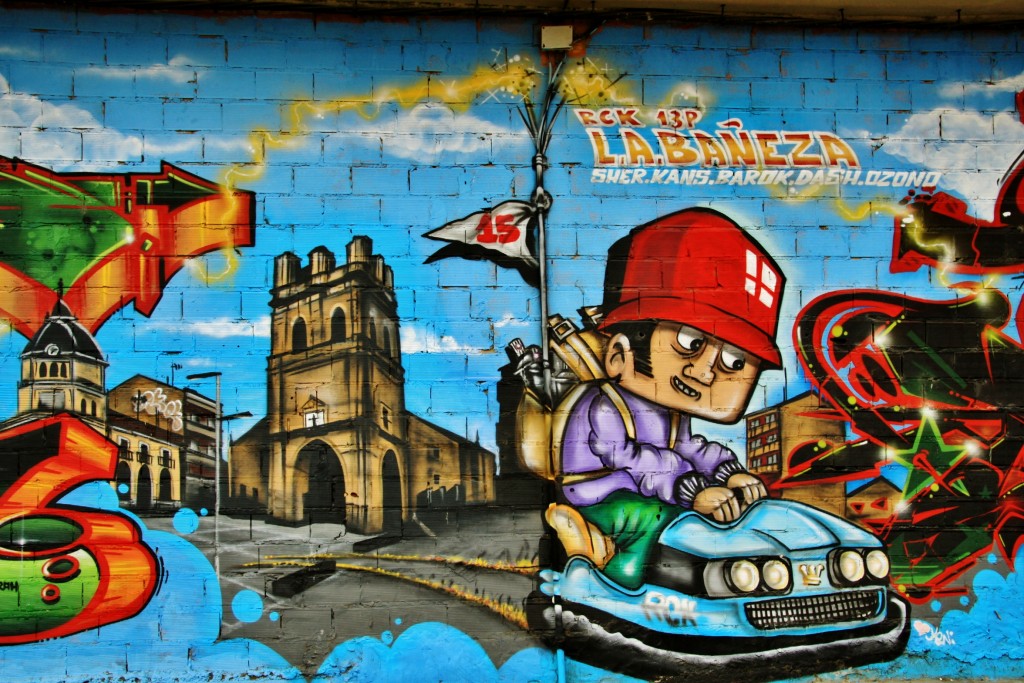 Foto: Mural - La Bañeza (León), España