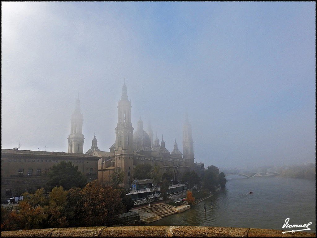 Foto: 161201-03 Niebla En Zaragoza - Zaragoza (Aragón), España
