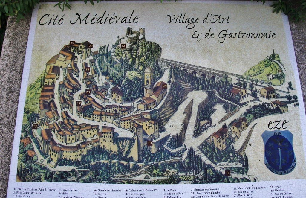 Foto: Plano - Èze (Provence-Alpes-Côte d'Azur), Francia