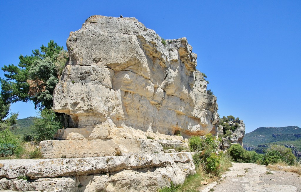 Foto: Antigua muralla - Siurana (Tarragona), España