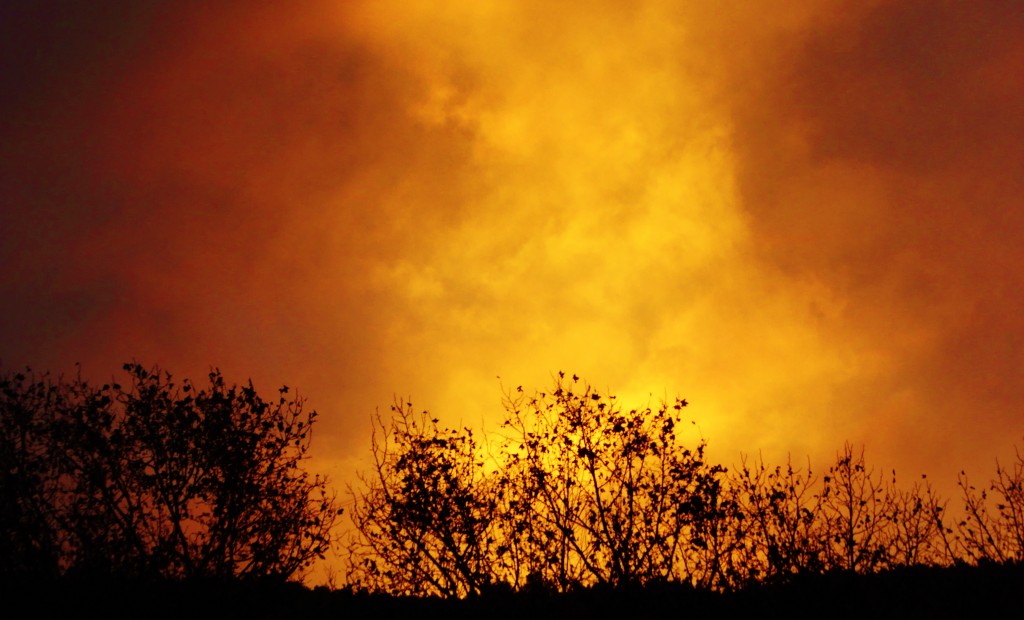 Foto: Puesta de sol - Torrelles de Foix (Barcelona), España
