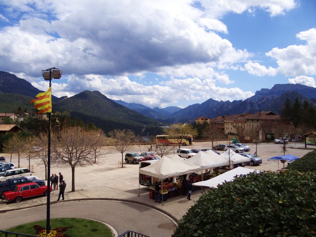 Foto: Plaça del Mur - Sant Llorenç de Morunys (Lleida), España