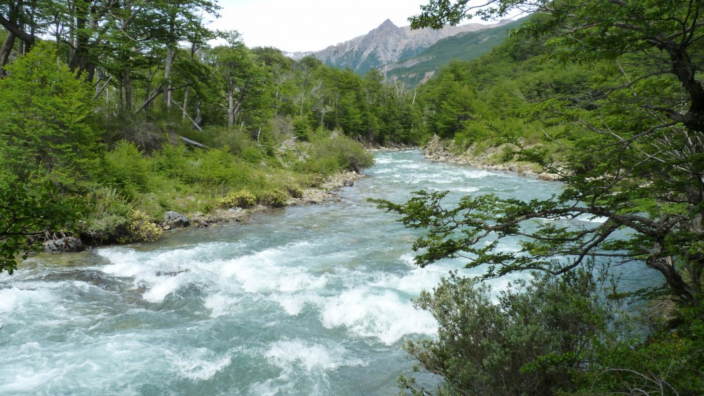 Foto: Río de las Vueltas. - El Chaltén (Santa Cruz), Argentina