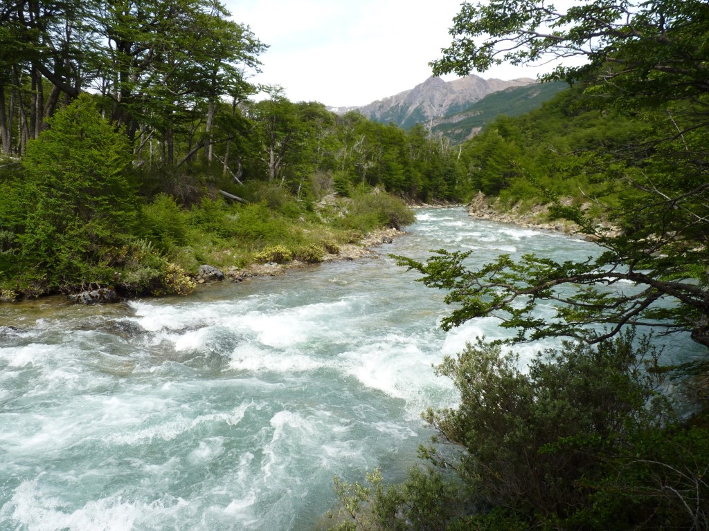 Foto: Río de las Vueltas. - El Chaltén (Santa Cruz), Argentina