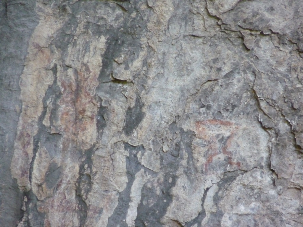 Foto: Pinturas rupestres. - Parque Nacional Los Alerces (Chubut), Argentina