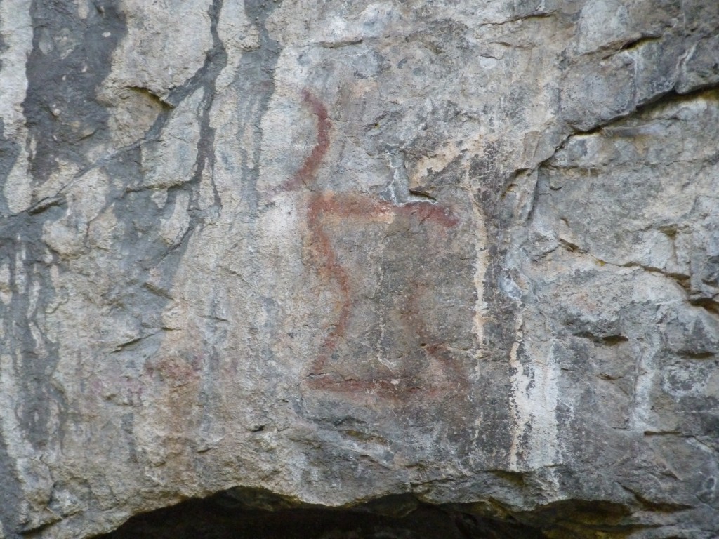 Foto: Pinturas Rupestres. - Parque Nacional Los Alerces (Chubut), Argentina