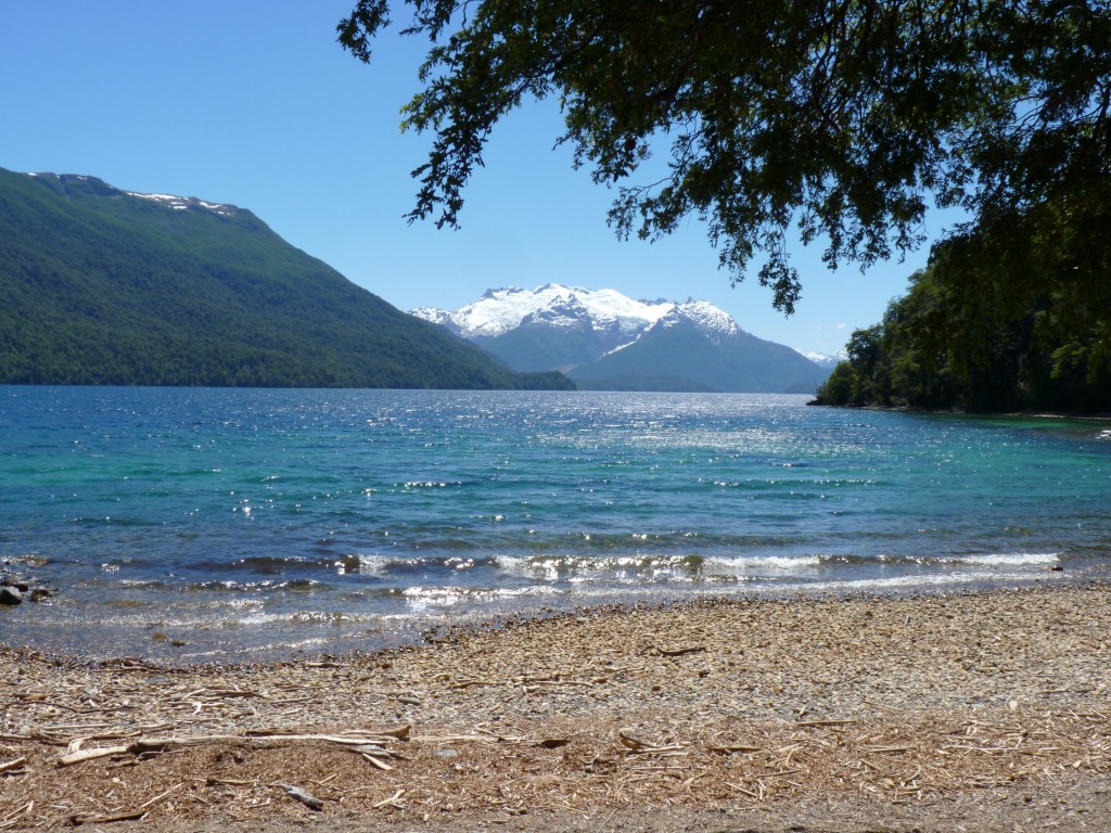 Foto: Lago Menéndez y al fondo el glaciar Torrecillas. - Parque Nacional Los Alerces (Chubut), Argentina