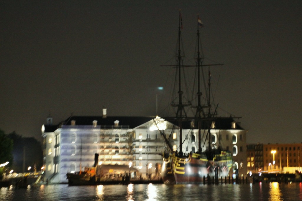 Foto: Vista nocturna - Amsterdam (North Holland), Países Bajos