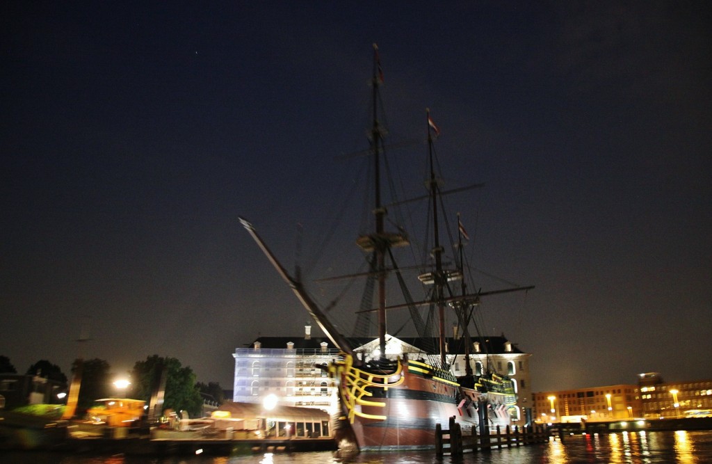 Foto: Vista nocturna - Amsterdam (North Holland), Países Bajos