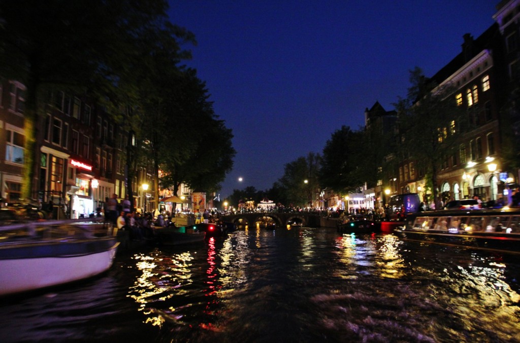 Foto: Vista nocturna - Amsterdam (North Holland), Países Bajos
