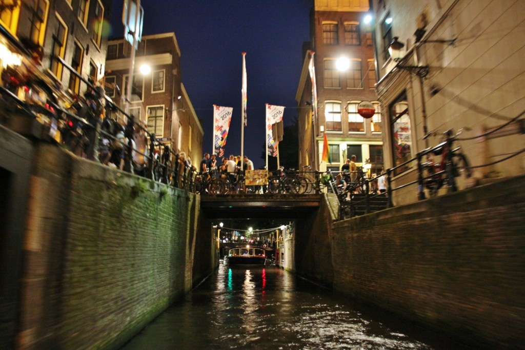 Foto: Vista nocturna - Amsterdam (North Holland), Países Bajos