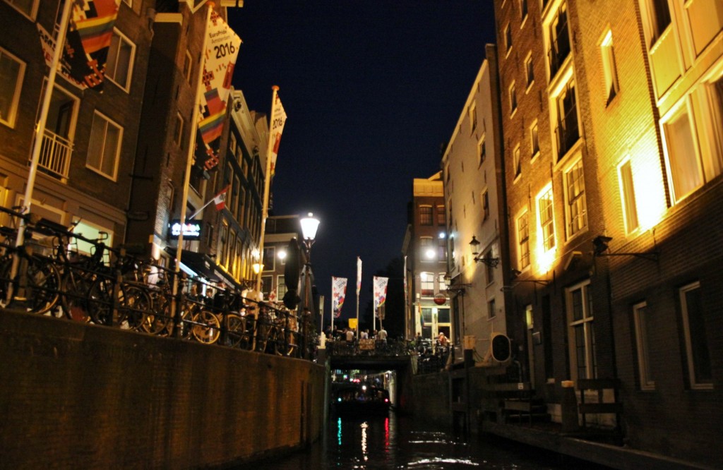 Foto: Vista nocturna - Amsterdam (North Holland), Países Bajos