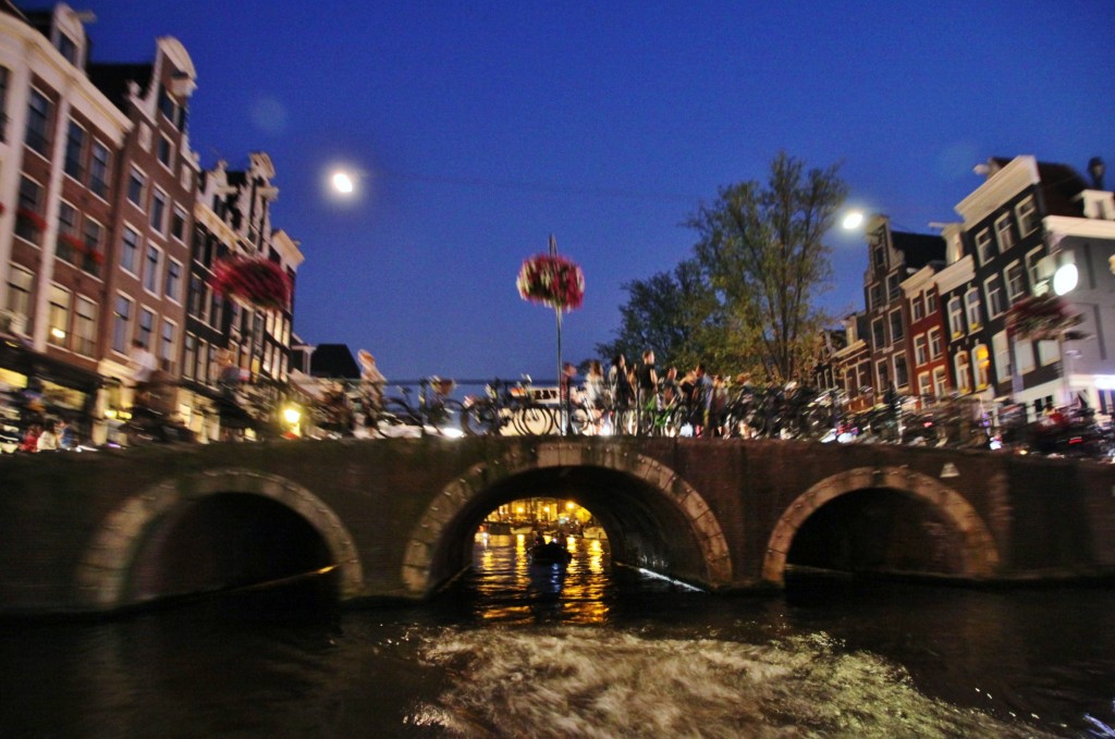 Foto: Vista nocturna - Amsterdam (North Holland), Países Bajos
