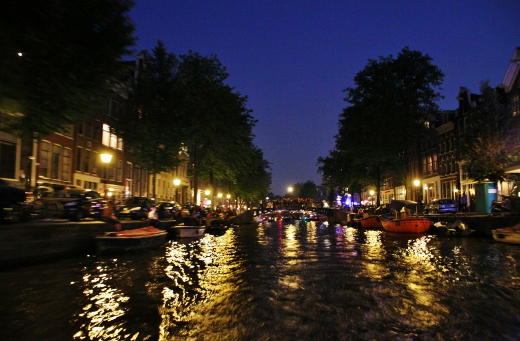 Foto: Vista nocturna - Amsterdam (North Holland), Países Bajos