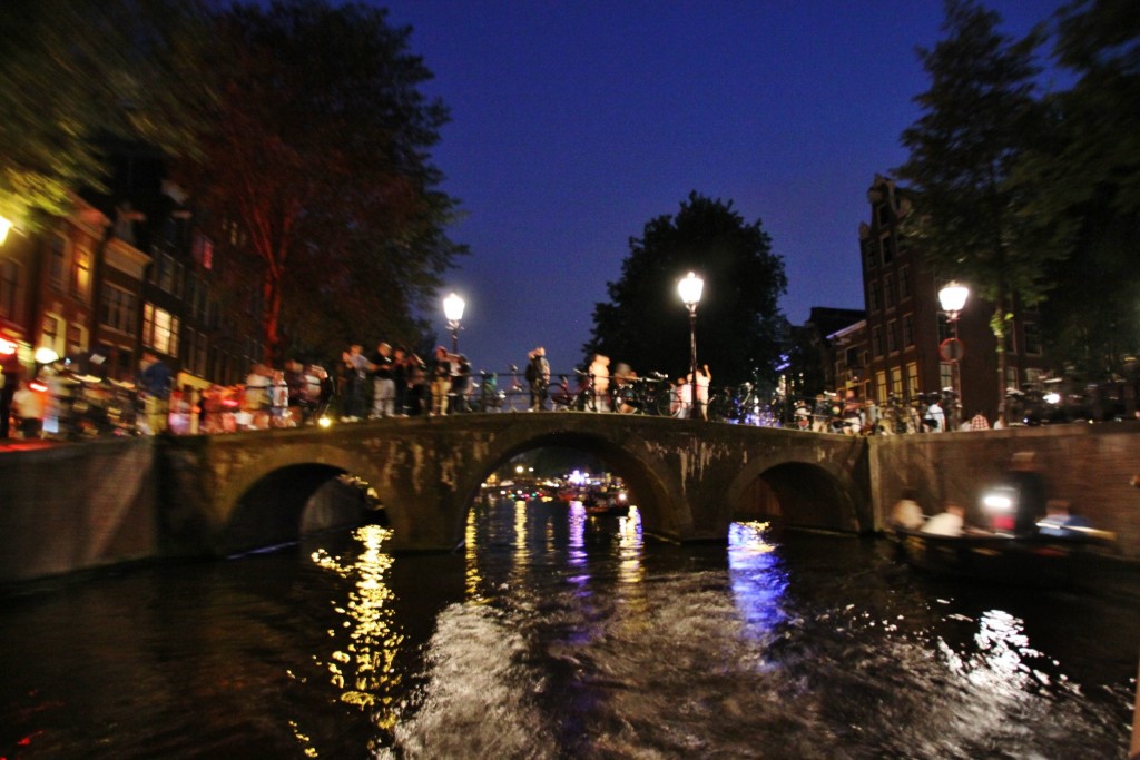 Foto: Vista nocturna - Amsterdam (North Holland), Países Bajos