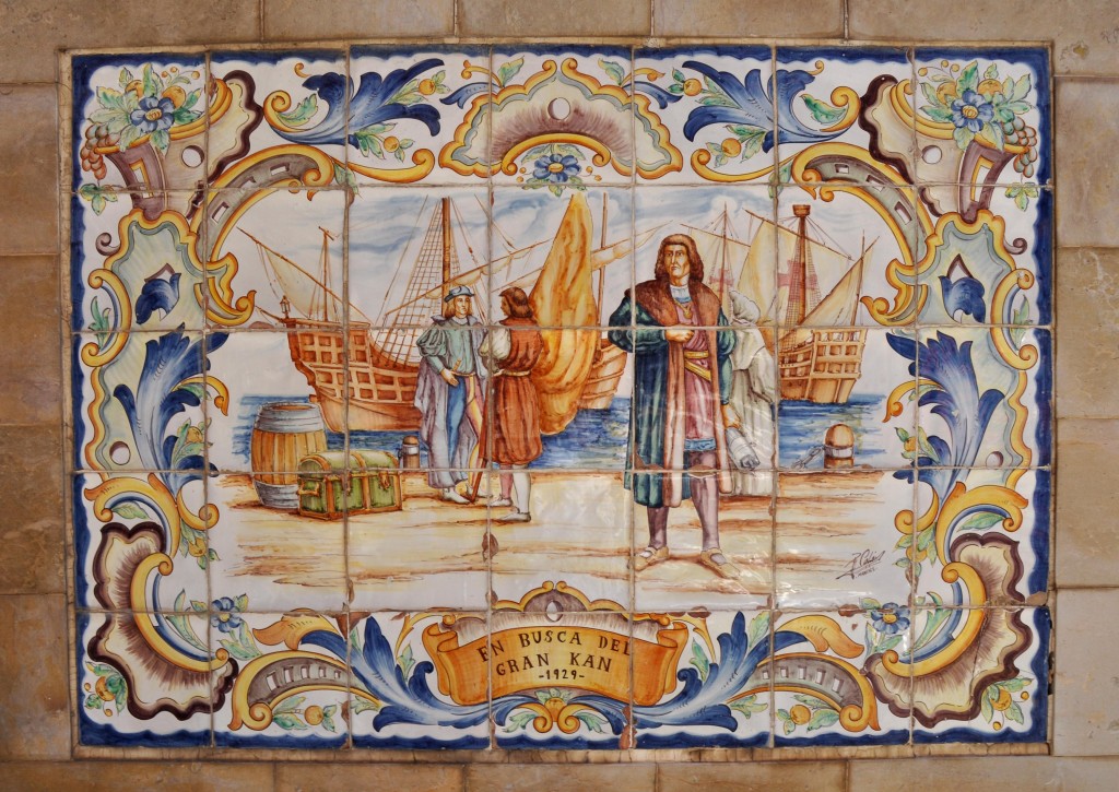 Foto: Mosaico de azulejos - Manises (València), España
