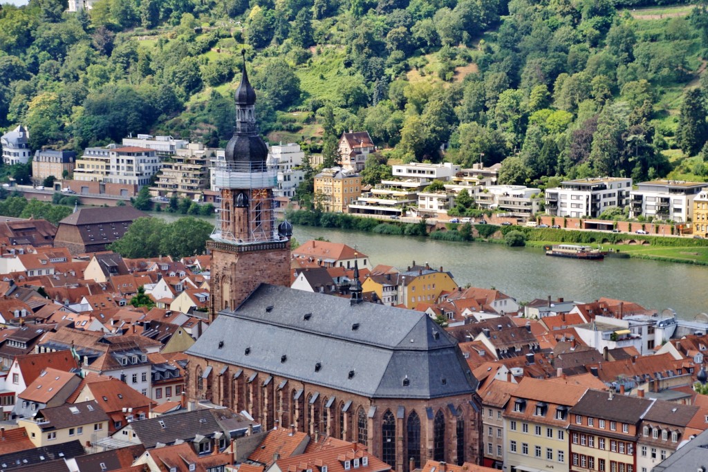 Foto: Vistas desde el castillo - Heidelberg (Baden-Württemberg), Alemania