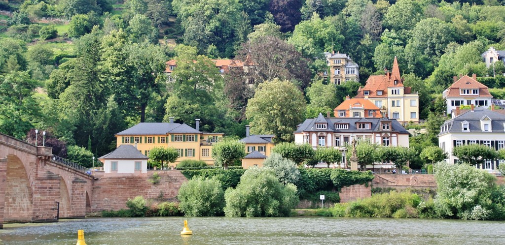 Foto: Vistas desde el puente - Heidelberg (Baden-Württemberg), Alemania