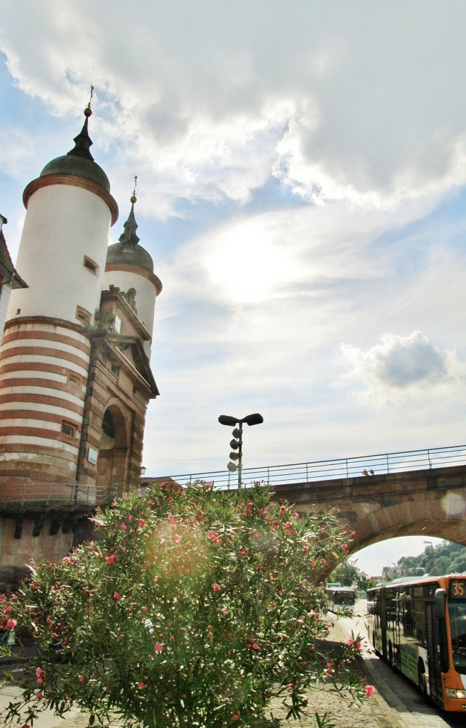 Foto: Puente sobre el Neckar - Heidelberg (Baden-Württemberg), Alemania