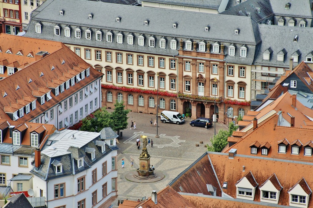 Foto: Vistas desde el castillo - Heidelberg (Baden-Württemberg), Alemania
