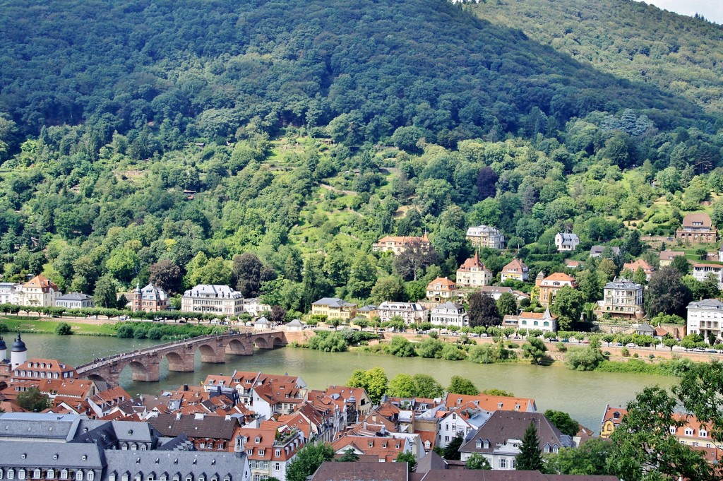 Foto: Vistas desde el castillo - Heidelberg (Baden-Württemberg), Alemania