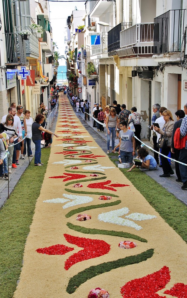 Foto: Alfombra de flores - Sitges (Barcelona), España