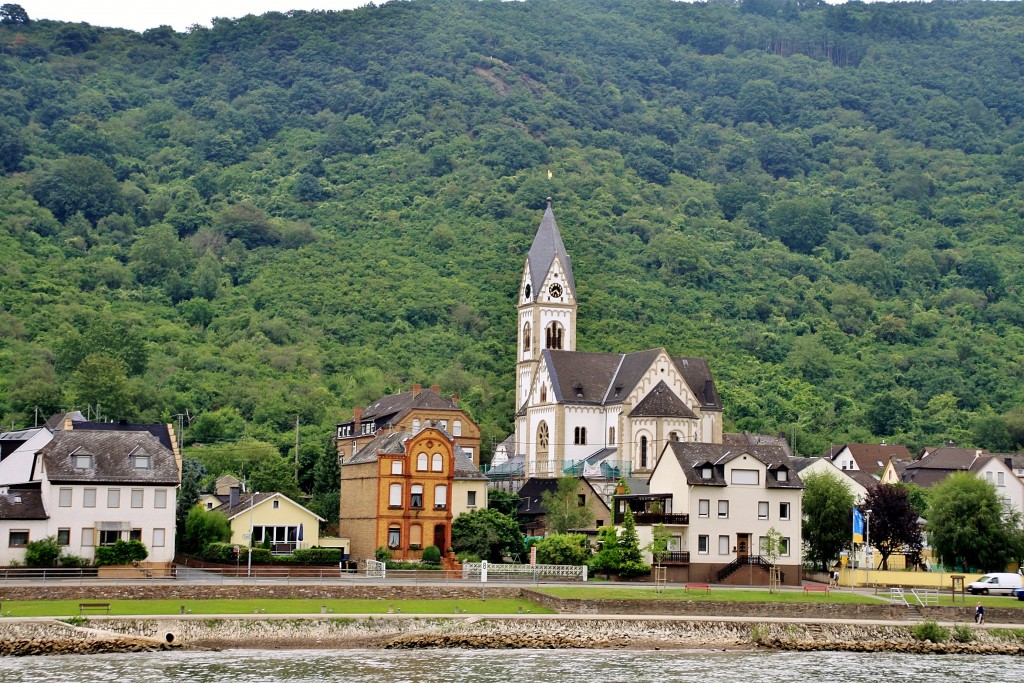 Foto: Vista del pueblo - Kamp-Bornhofen (Rhineland-Palatinate), Alemania