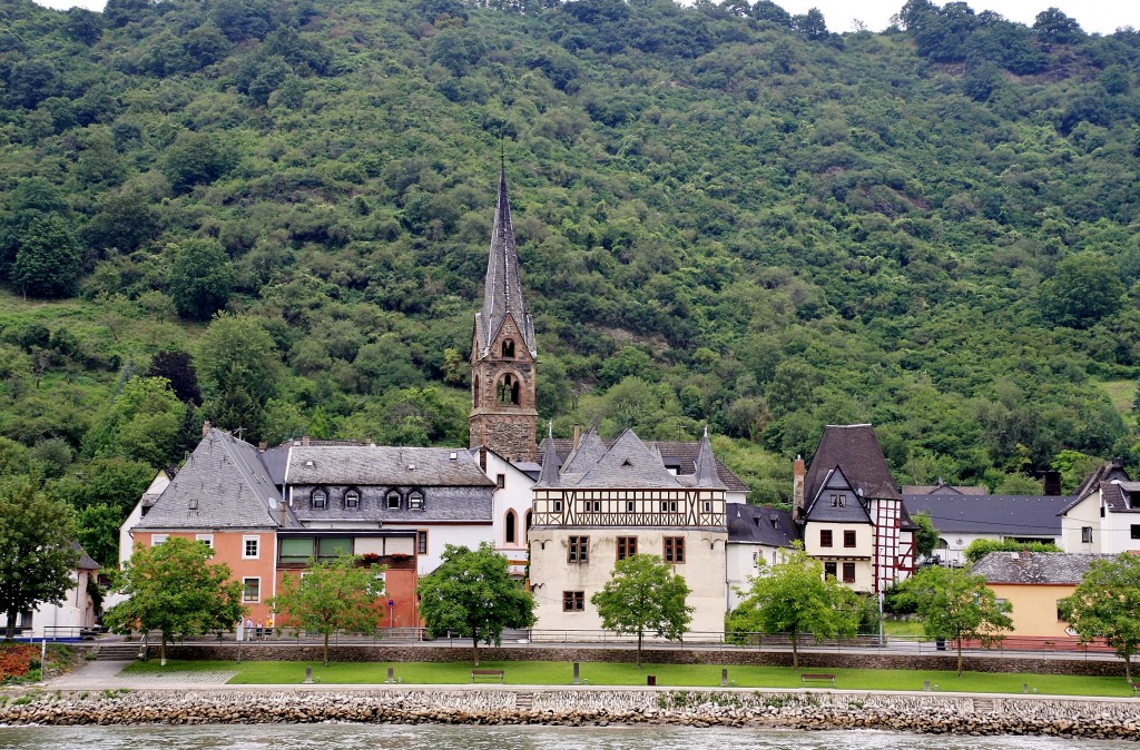 Foto: Vista del pueblo - Kamp-Bornhofen (Rhineland-Palatinate), Alemania