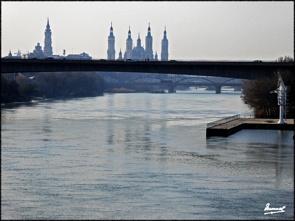 Foto: 170222-06 ZARAGOZA RIO EBRO - Zaragoza (Aragón), España