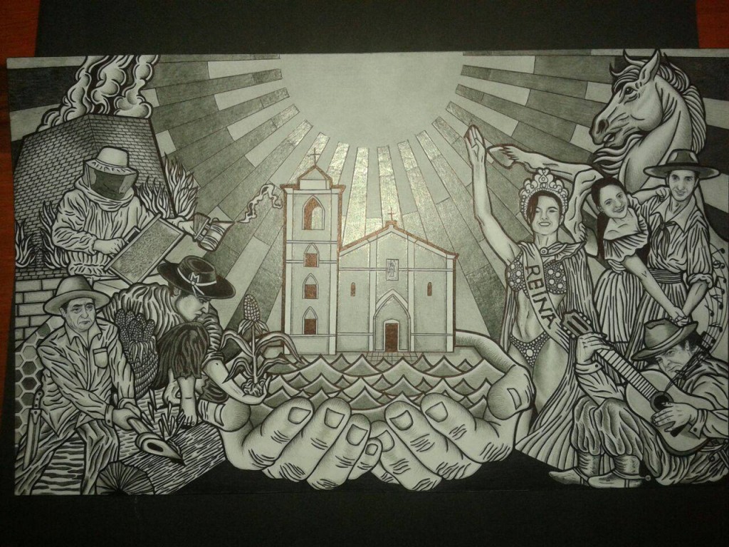 Foto: Nuevo Mural de Ibarreta (2016) - Ibarreta (Formosa), Argentina