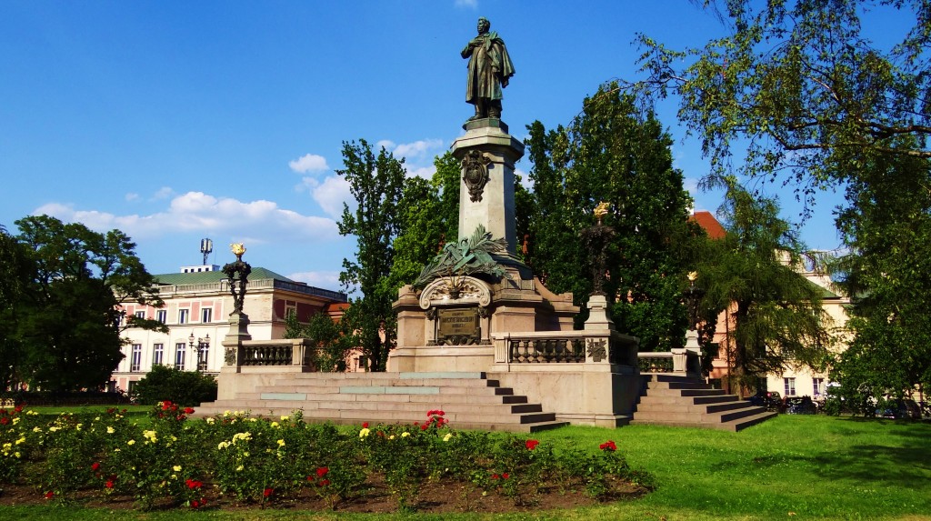Foto: Pomnik Adama Mickiewicza - Warszawa (Masovian Voivodeship), Polonia
