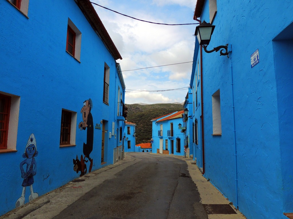 Foto: Avenida Havaral - Juzcar (Málaga), España