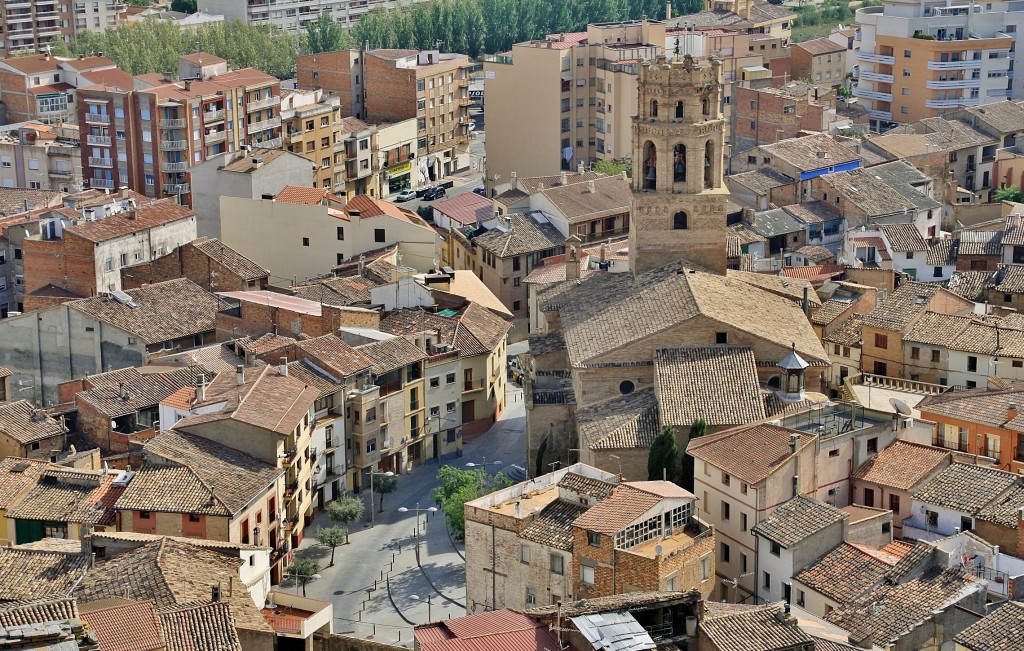 Foto: Vista del pueblo - Monzón (Huesca), España