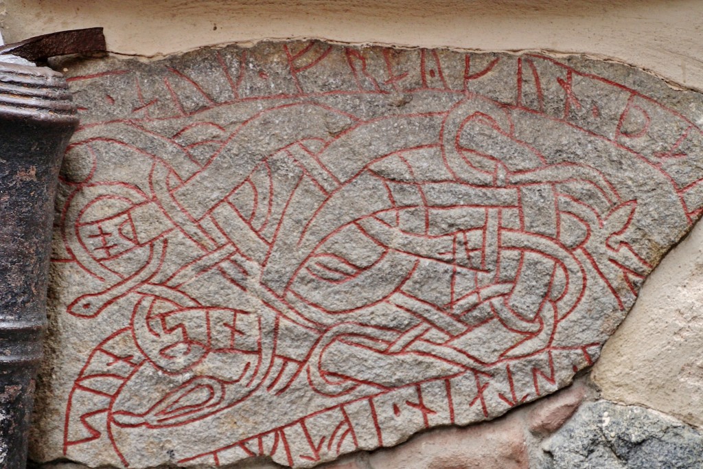 Foto: Piedra en una fachada - Stockholm, Suecia