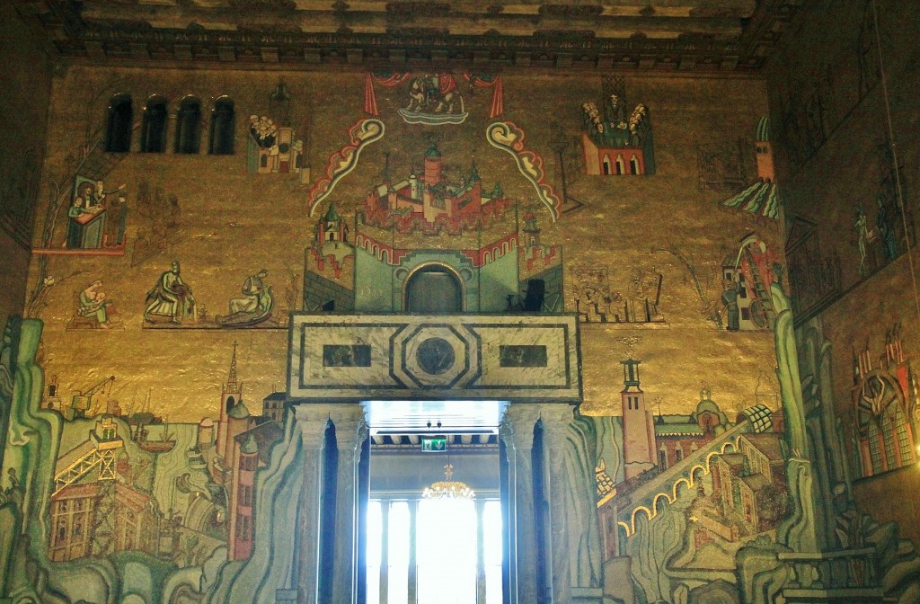 Foto: Ayuntamiento. Salón dorado - Stockholm, Suecia