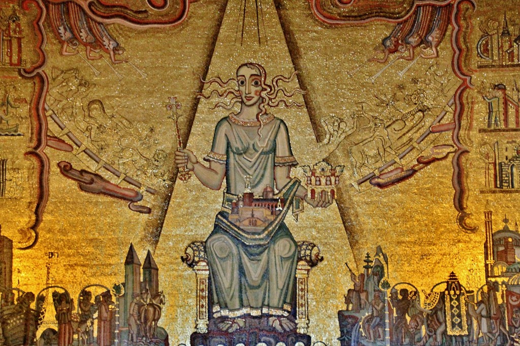 Foto: Ayuntamiento. Salón dorado - Stockholm, Suecia