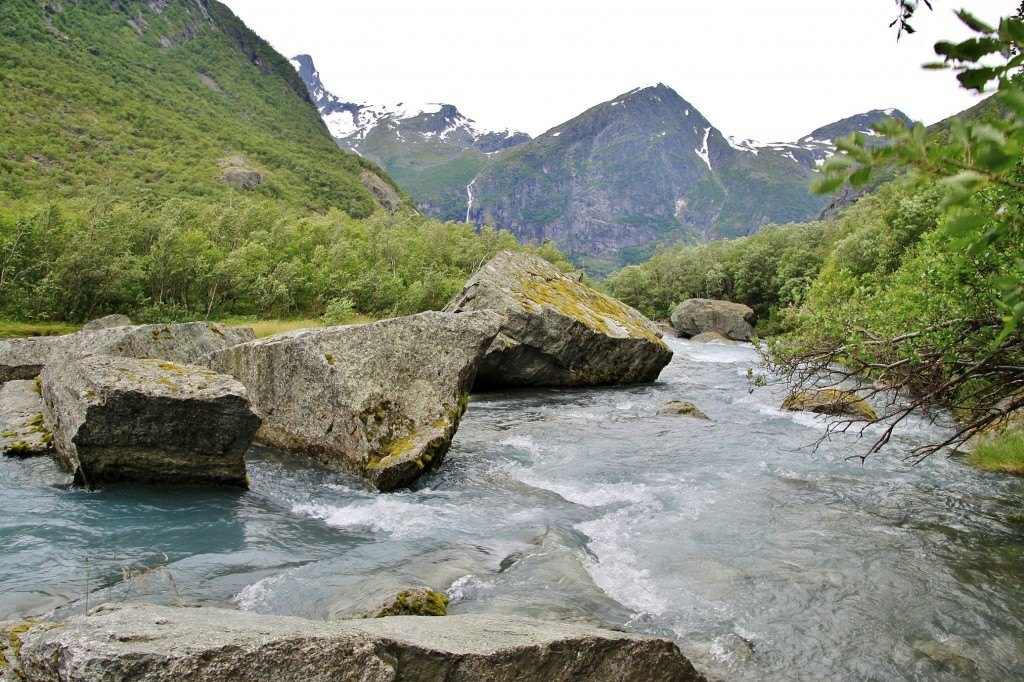 Foto: Glaciar de Briksdal - Oldedalen, Noruega