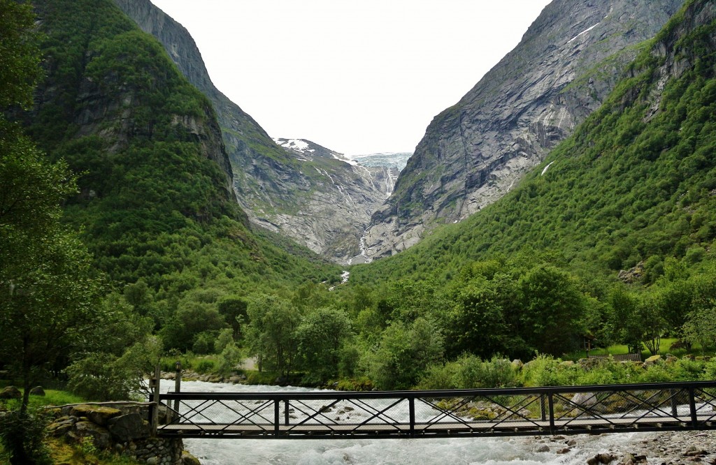 Foto: Glaciar de Briksdal - Oldedalen, Noruega