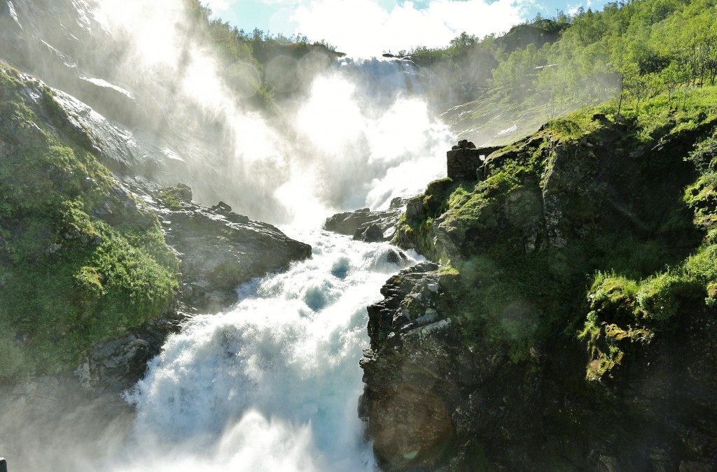 Foto: Tren turístico - Flam (Sogn og Fjordane), Noruega