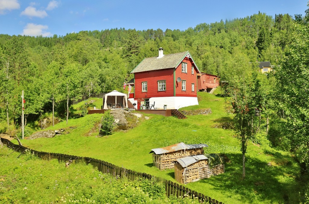 Foto: Tren turístico - Flam (Sogn og Fjordane), Noruega
