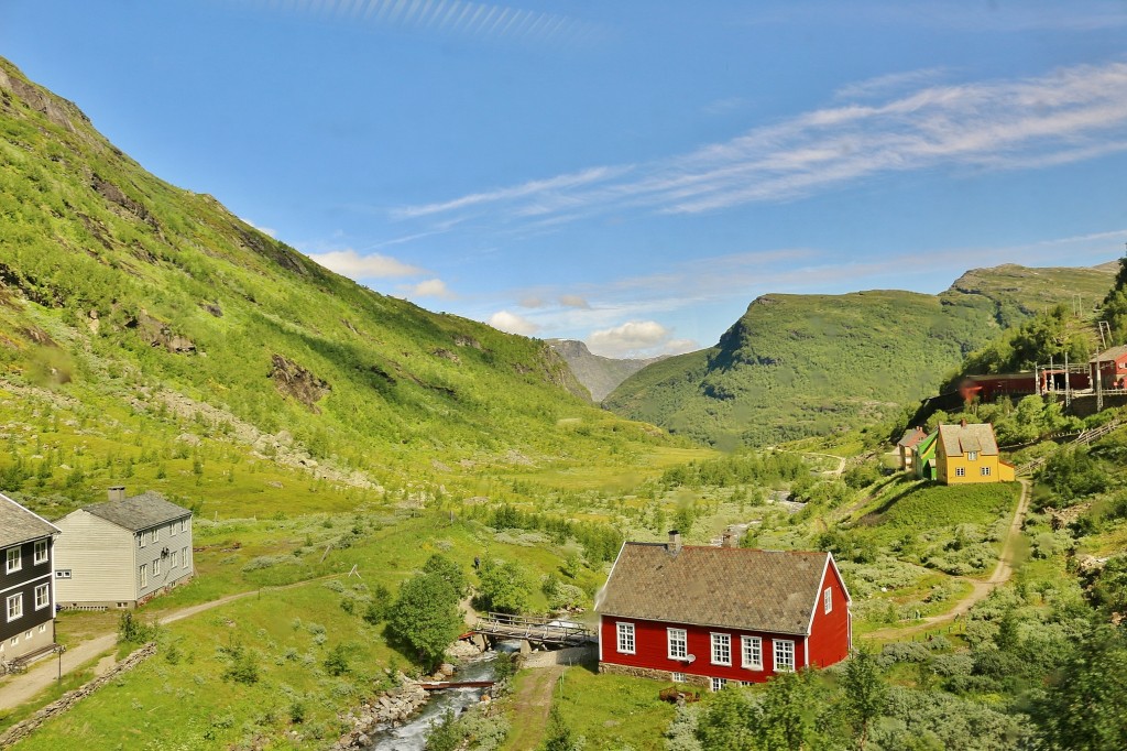 Foto: Tren turístico - Flam (Sogn og Fjordane), Noruega