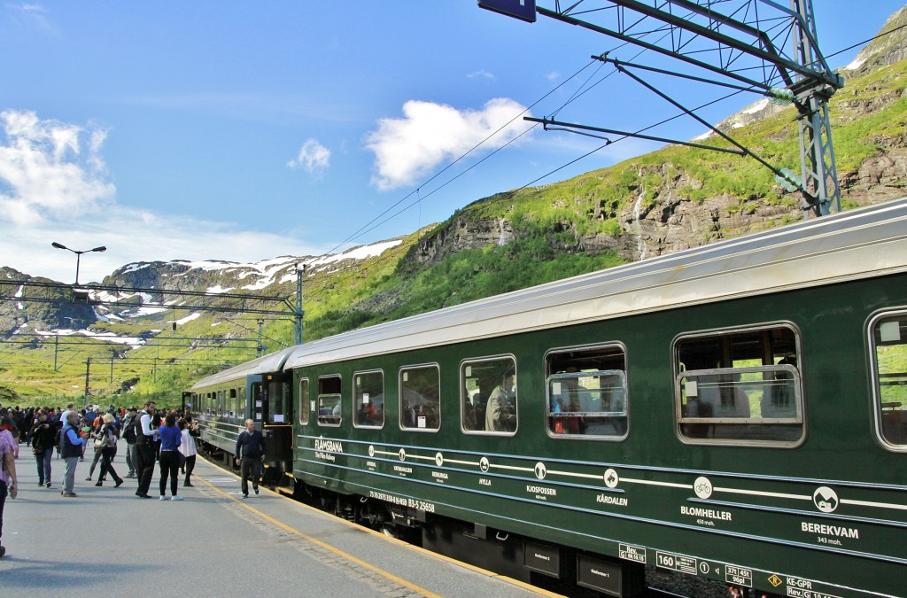 Foto: Tren turístico - Flam (Sogn og Fjordane), Noruega