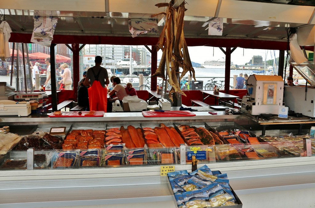 Foto: Mercado del pescado - Bergen (Hordaland), Noruega