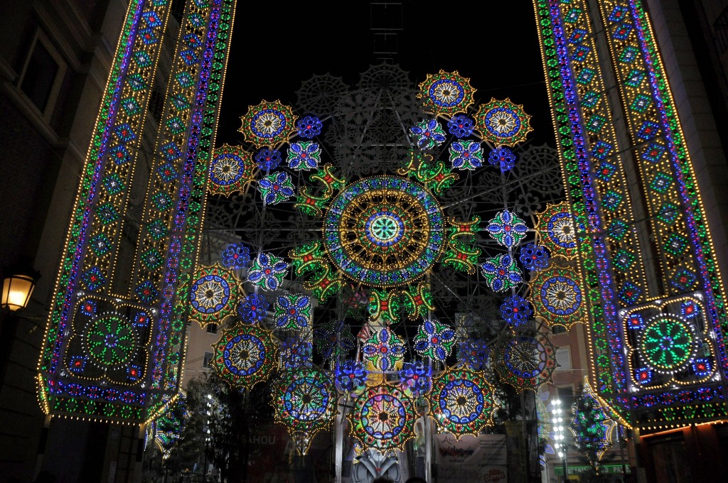 Foto: Iluminacion fallas - Valencia (València), España
