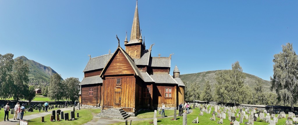 Foto: Stavkirke medieval - Lom (Oppland), Noruega